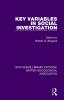 Key Variables in Social Investigation