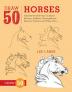 Draw 50 Horses