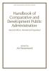 Handbook of Comparative and Development Public Administration