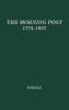 The Morning Post 1772-1937: Portrait of a Newspaper