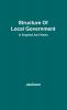 The Structure of Local Government in England and Wales.