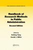 HANDBOOK OF RESEARCH METHODS IN PUBLIC ADMINISTRATION