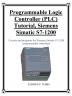 Programmable Logic Controller (Plc) Tutorial Siemens Simatic S7-1200