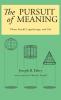 The Pursuit of Meaning: Viktor Frankl Logotherapy and Life