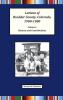 Latinos of Boulder County Colorado 1900-1980: Volume One: History and Contributions