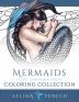 Mermaids - Calm Ocean Coloring Collection: 2 (Fantasy Coloring by Selina)