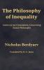 The Philosophy of Inequality: Letters to my Contemners Concerning Social Philosophy