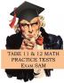 TABE 11 & 12 Math Practice Tests: 250 TABE 11 & 12 Math Questions with Step-by-Step Solutions