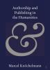 Authorship and Publishing in the Humanities