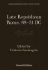 Late Republican Rome 88–31 BC