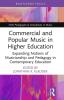 Commercial and Popular Music in Higher Education