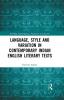 Language Style and Variation in Contemporary Indian English Literary Texts