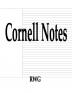 Cornell Notes: 100 Pages 8.5 X 11