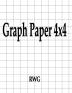 Graph Paper 4x4: 150 Pages 8.5 X 11