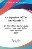 An Exposition Of The Four Gospels V1: Of Which Those By Mark Luke And John Have Never Before Been Published (1837)