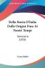 Della Storia D'italia Dalle Origini Fino Ai Nostri Tempi: Sommario (1856)