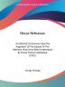 Horae Hebraicae: An Attempt To Discover How The Argument Of The Epistle To The Hebrews Must Have Been Understood By Those Therein Addressed (1835)