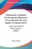 Munimenta Academica Or Documents Illustrative Of Academical Life And Studies At Oxford Part 2: Libri Cancellarii Et Procuratorum (1868)