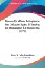 Pensees De Milord Bolingbroke Sur Differents Sujets D'Histoire De Philosophie De Morale Etc. (1771)