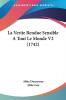 La Verite Rendue Sensible A Tout Le Monde V2 (1742)