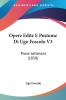 Opere Edite E Postume Di Ugo Foscolo V3: Prose Letterarie (1850)