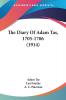 The Diary of Adam Tas 1705-1706