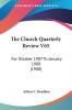 The Church Quarterly Review V65: For October 1907 To January 1908 (1908)