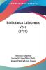 Bibliotheca Lubecensis: 5-8