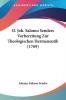 D. Joh. Salomo Semlers Vorbereitung Zur Theologischen Hermeneutik (1769)