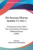 The Parasara Dharma Samhita V1 Part 1: Or Parasara Smriti With The Commentary Of Sayana Madhavacharya (1893)