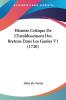 Histoire Critique De L'Establissement Des Bretons Dans Les Gaules V1 (1720)