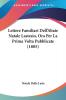 Lettere Familiari Dell'Abate Natale Lastesio Ora Per La Prima Volta Pubblicate (1805)