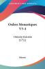 Ordres Monastiques V3-4: Histoire Extraite (1751)