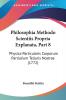 Philosophia Methodo Scientiis Propria Explanata Part 8: Physica Particularis Corporum Partialium Telluris Nostrae (1772)