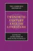 The Cambridge History of Twentieth-Century English Literature (The New Cambridge History of English Literature)