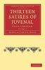 Thirteen Satires of Juvenal - Volume 2