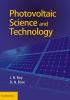 Photovoltaic Science and Technology