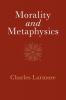 Morality and Metaphysics