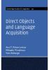 Direct Objects and Language Acquisition