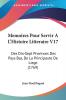 Memoires Pour Servir A L'Histoire Litteraire V17: Des Dix-Sept Provinces Des Pays Bas De La Principaute De Liege (1769)