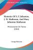 Memoirs Of S. F. Johnston J. W. Matheson And Mary Johnston Matheson: Missionaries On Tanna (1864)