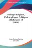 Melanges Religieux Philosophiques Politiques Et Litteraires V1 (1854)