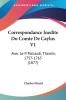 Correspondance Inedite Du Comte De Caylus V1