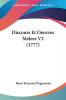 Discours Et Oeuvres Melees V2 (1777)