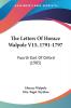 The Letters Of Horace Walpole V15 1791-1797: Fourth Earl Of Orford (1905)