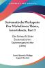 Systematische Phylogenie Der Wirbellosen Thiere Invertebrata Part 2: Des Entwurfs Einer Systematischen Stammesgeschichte (1896)