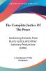 The Complete Justice Of The Peace: Containing Extracts From Burn's Justice And Other Justiciary Productions (1806)