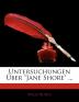 Untersuchungen Uber Jane Shore ...