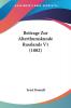 Beitrage Zur Alterthumskunde Russlands V1 (1882)