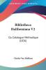 Bibliotheca Hulthemiana V2: Ou Catalogue Methodique (1836)